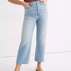 Madewell slim-wide leg denim